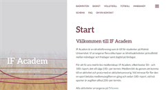 Desktop Screenshot of ifacadem.se