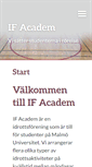 Mobile Screenshot of ifacadem.se